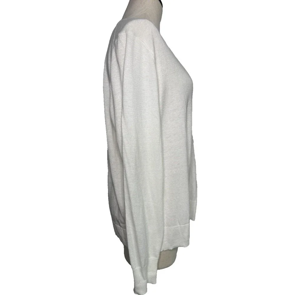 Old Navy Cardigan Sweater Womens Size XXL Off White Button Front Ivory NWOT - Picture 2 of 8